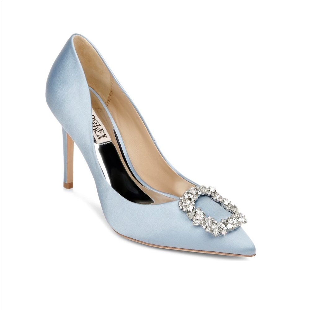 NEW IN BOX Badgley Mischka Cher Crystal embellished pump size 8.5